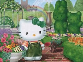 hello kitty giardiniera fiori e piante